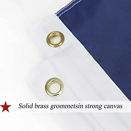 Navy Flag Military US 3x5 Ft - Outdoor Double Sided Made in USA USN Army Flags United States Naval Heavy Duty 3ply Memorial Usa Banner with 2 Grommets USA TOP FLAGS,INC