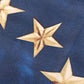 Pack of 10 Tea Stained American Betsy Ross Flag, 3x5 ft Vintage USA Flag for Outsides, Made in USA 13 Stars Colonies, Premium American Flag Banner Heavy Duty with 2 Brass Grommets Polyester Outdoor House Wall Decoration