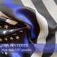 Blue Line Garden American Flag - 28 x 40 Inch Double Sided Police Yard Flags for Honoring Law Enforcement Officers (House Flag-28 x 40 Inch)