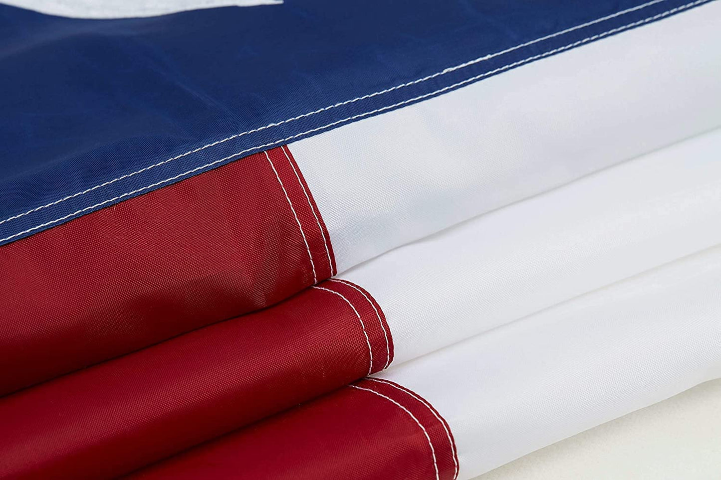 State of Texas 3x5 Feet Flag - Embroidered Sewn Heavy Duty 210D Oxford Nylon Flag Vivid Color - Brass Grommets and 4 Stitch Hemming TX Flag