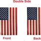 Pack of 2 American Flag USA Garden Flag 12 x 18 - Patriotic Double Sided Small American Flags for Yard