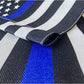Pack of 10 Thin Blue Line Flag Garden Flags 12x18 Inch Double Side Police Flag Blue Lives Matter Back First Responder