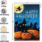 Pack of 2 Happy Halloween Pumpkins Garden Flags 12x18- Double Sided Pumpkin Lantern Yard Flags Banner Halloween Garden Lawn Decorations