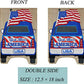 Pack of 2 Garden Flag,God Bless America Banner, Patriotic Pickup USA Truck Burlap, Vertical Double Sided 12.5 x 18 Inches Flags For House, Yard, Welcome Home Decoration Outdoor