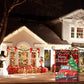 Pack of 2 Christmas Garden Flag Merry Christmas Yard Flags 12x18 Double Sided Red Truck Xmas Decor for Outdoor, Outside