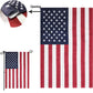 Pack of 10 American Garden Flags 12.5 X 18.5 Inch- US USA Double Sided Small American Flag for Yard Banner Patriotic Outdoor Lawn Decoration (American Garden Flag)
