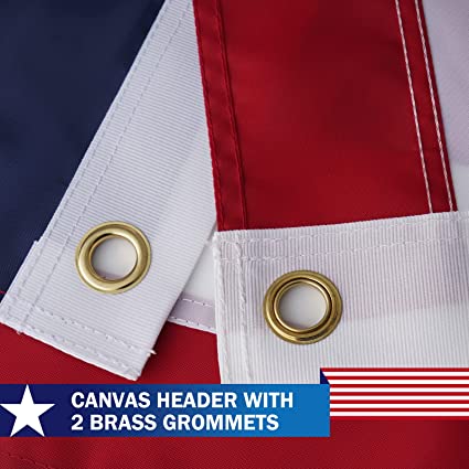 2x3 American flag US Flag Heavy Duty Outdoor Unite States Flags Embroidered Stars Sewn Stripes with Brass Grommets
