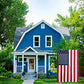 Pack of 2 American Flag USA Garden Flag 12 x 18 - Patriotic Small American Flags with Embroidered Stars for Yard