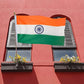 Indian Flag Embroidered India National Flags 3x5 Foot Tricolour Sewn Stripes Heavy Duty Outdoor with Brass Grommets