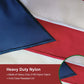 Hate Has No Home Here Puerto Rico Boat Flag 12x18 Inch, Embroidered Star and Double Stitched Sewn Stripes with 2 Brass Grommets, Heavy Duty Nylon Puerto Rican Flags