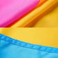 Pack of 10 Pansexual Pride Flag 3x5 ft - Omnisexual LGBTQ Flags - Vivid Color and Fade Proof Double Stitched Outdoor indoor Banner with 2 Grommets
