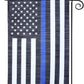 Blue Line Garden American Flag - 28 x 40 Inch Double Sided Police Yard Flags for Honoring Law Enforcement Officers (House Flag-28 x 40 Inch)