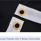 Thin Blue Line Flag 3x5 Back the Blue - Made in USA Police Flags, Blue Lives Matter First Responders Outdoor Flag, Embroidered & Sewn Stripe for Outside Indoor