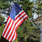 American Flag 3x5 Sleeve Outdoor US Flag - Made in USA Embroidered Stars Durable Nylon Flags with Embroidered Stars, Sewn Stripes