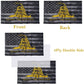 Dont Tread on Me Flag Double Side American Flag- Made in USA Don’t Tread on Me Gadsden Flags 3x5 Outdoor (Grey)