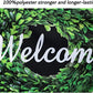 Pack of 2 Welcome Boxwood Wreath Garden Flag - Double Sided Buffalo Plaid Check Flag Autumn 12.5 x 18 Inch - House Yard vertical Decoration Country Outdoor Indoor Banner