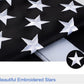 Thin Blue Line Flag 3x5 Back the Blue - Made in USA Police Flags, Blue Lives Matter First Responders Outdoor Flag, Embroidered & Sewn Stripe for Outside Indoor