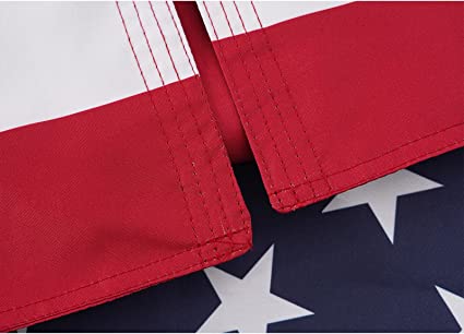 American Flag 2X3 Ft US Flags Double Side - Made in USA Heavy Duty Outdoor All Weather Unite States Flag with 2 Brass Grommets for Indoor/ Outside
