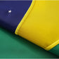 Brazil Brazilian Flag 3x5FT Embroidered Stars Sewn Stripes Heavy Duty Outside Flags with Two Thick Brass Grommets