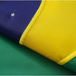 Brazil Flag Embroidered Brazilian National Flags 3x5 Foot Sewn Stripes Heavy Duty Outdoor with Brass Grommets