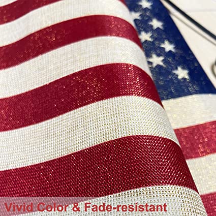 Pack of 2 American Flag USA Garden Flag 12 x 18 - Patriotic Double Sided Small American Flags for Yard