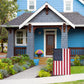 Pack of 10 American Garden Flags 12.5 X 18.5 Inch- US USA Double Sided Small American Flag for Yard Banner Patriotic Outdoor Lawn Decoration (American Garden Flag)
