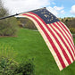 Tea Stained Bennington 1776 Flag 3x5 Embroidered- 100% Durable Polyester Heavy Duty Primitive Vintage 76 Flags Banner with 2 Brass Metal Grommets Sewn Stripes
