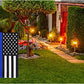Pack of 10 Thin Blue Line Flag Garden Flags 12x18 Inch Double Side Police Flag Blue Lives Matter Back First Responder