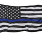Pack of 10 Thin Blue Line American Flag - 3x5 Blue Stripe American Matter Police Flags - USA Honoring Law Enforcement Officers Banner Flags