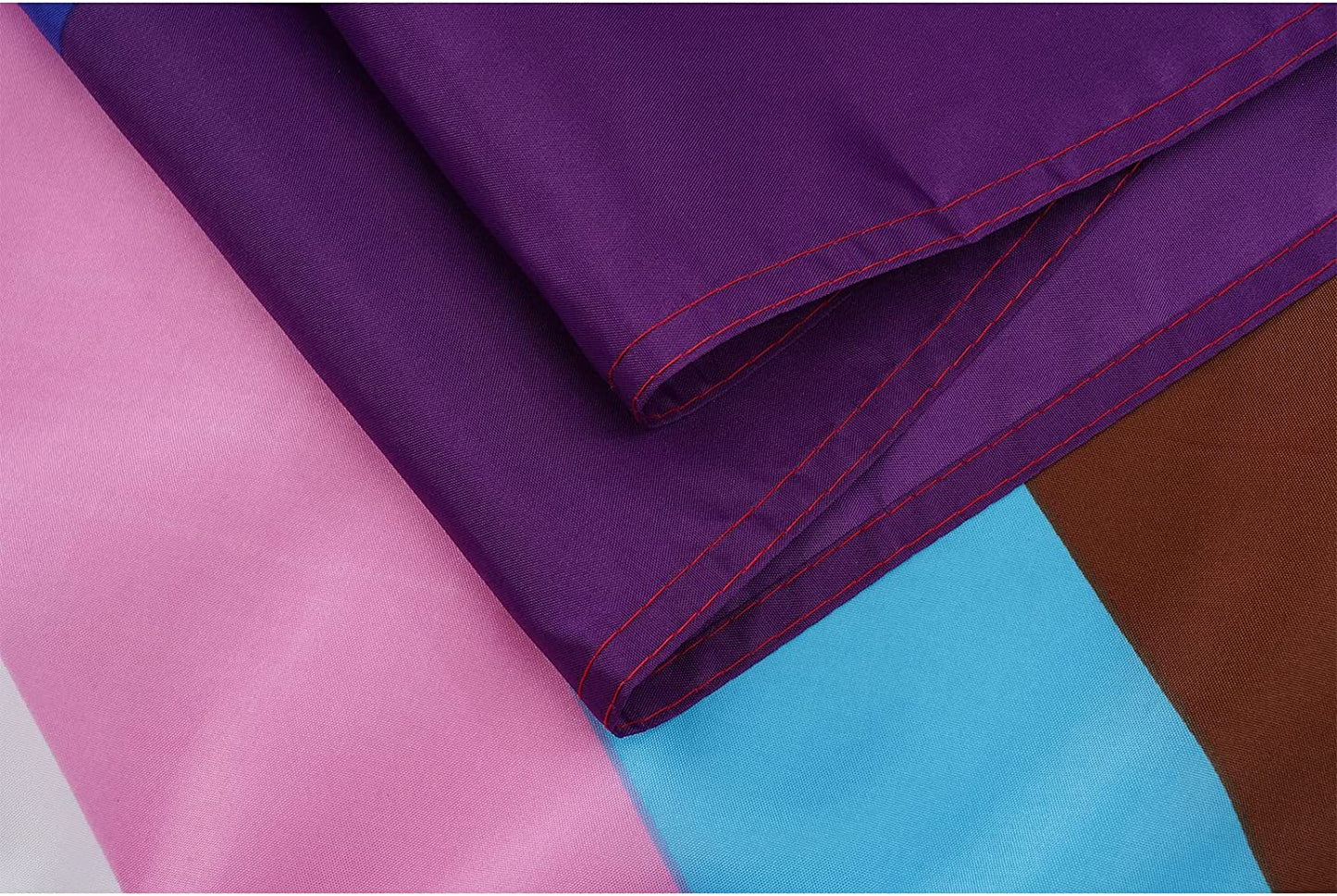 Pack of 2 4x6 FT Progress Pride Rainbow Flag - LGBT Community Gay Pride Lesbian Transgender Bisexual Flags Banner UV Fade Resistant for Indoor Outdoor