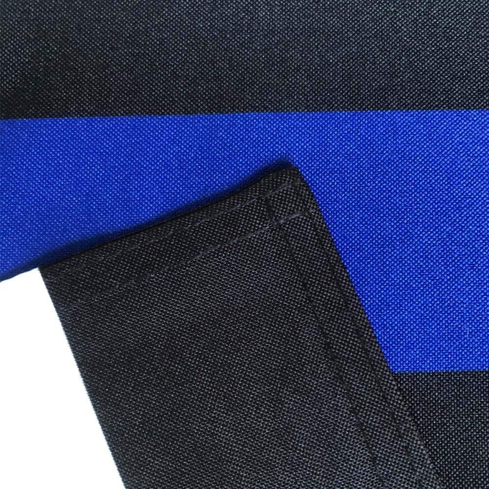 Thin Blue Line Police House Flag- American Double Sided Yard Flag Banner Patriotic Outdoor Lawn Decoration 28x40 Inch