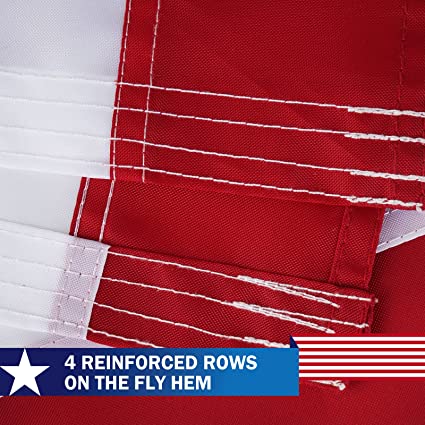 2x3 American flag US Flag Heavy Duty Outdoor Unite States Flags Embroidered Stars Sewn Stripes with Brass Grommets