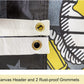 Dont Tread on Me Flag Double Side American Flag- Made in USA Don’t Tread on Me Gadsden Flags 3x5 Outdoor (Grey)