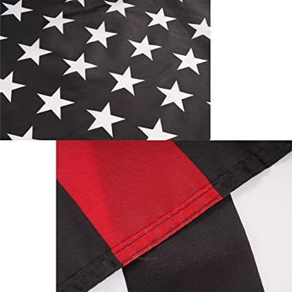 Pack of 2 Thin Blue Green and Red Line Garden Flag - Double Sided Support Military Fire Police 12.5 x 18 Inch - Blue Line American Flags Honoring Law Enforcement Officers Yard Outdoor Decor Banner