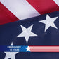 Pack of 2 Betsy Ross Boat Flag Made in USA 12x18 Inch, Embroidery 13 Stars Colony American Flags with Brass Grommets for 4th of July Independence Day Outdoor Decor Banner