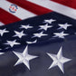 American Flag 10x15 for Outside US Flags - Outdoor Heavy Duty United State Flag Embroidered Stars for All Weather High Wind Sewn Stripes With Brass Grommets