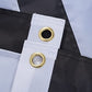 Pack of 2 Thin Blue Line Flag 4x6 ft , American Police Flag for Outside with Embroidered Stars Made in USA, Back The Blue Flags, USA Blue Line Flag Banner with 2 Brass Grommets for Law Enforcement Officers