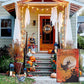 Pack of 2 Halloween Garden Flag Outside Halloween Decor Yard Flags 12x18 Inch Double Side Banner Decorations for Outdoor House Holiday (Witch)