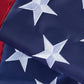 American Flag US Flags 4x6 Outdoor Made in USA High Wind Heavy Duty Outside Embroidered Stars All Weather Durable Nylon Sewn Stripes with Brass Grommets USA TOP FLAGS,INC