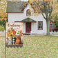 Pack of 2 Fall Garden Flag 12 x 18 Inch Double Sided for Outside Autumn Pumpkin Welcome Decorations Banner Seasonal Farmhouse Yard Decor